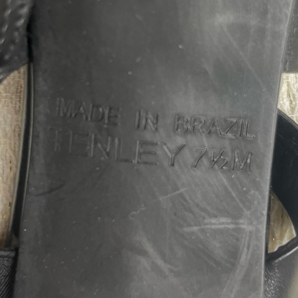 Brighton Tenley Heeled Sandals Leather Size 7.5 Made in Brazil Silver Retro Chic - Picture 8 of 10